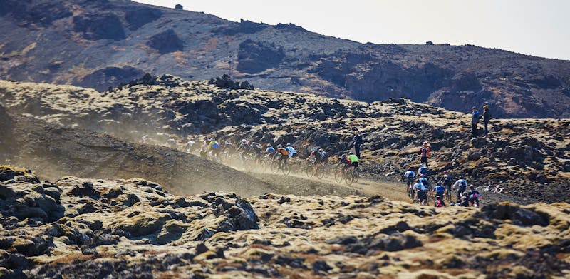 Cycling at the Blue Lagoon challenge