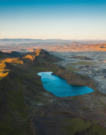 The amazing landscapes of Reykjanes seen from above