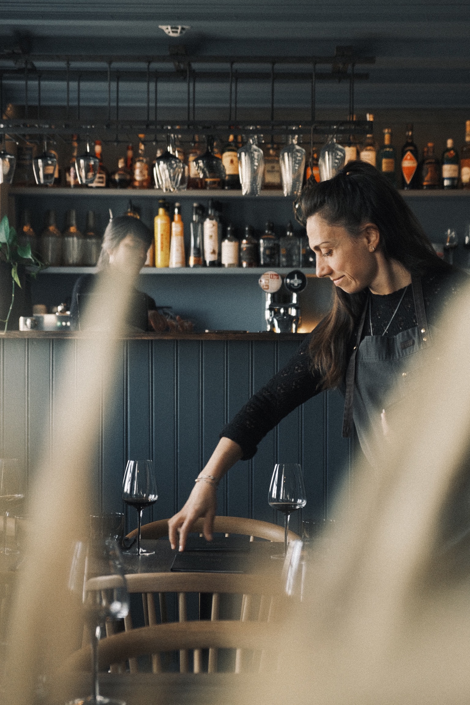 The welcoming atmosphere at Sjávarpakkhúsið seafood restaurant in Stykkishólmur