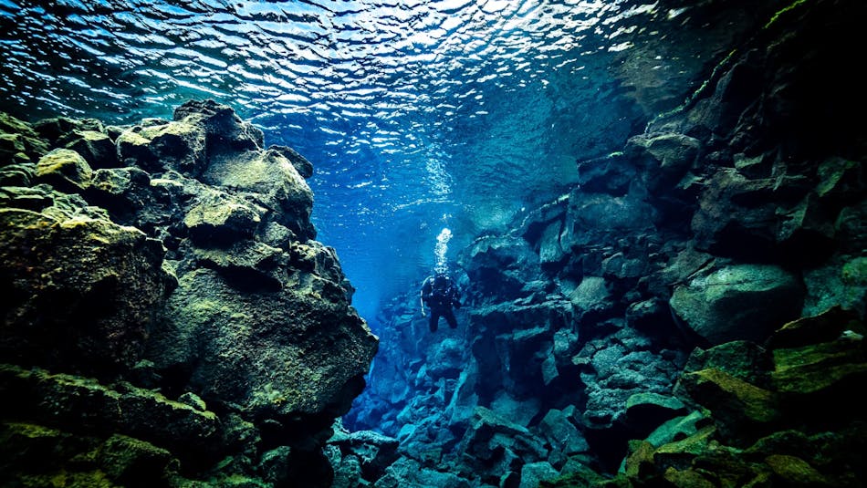 Scuba diving in Silfra