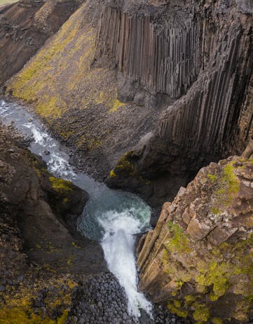 Litlanesfoss waterfall