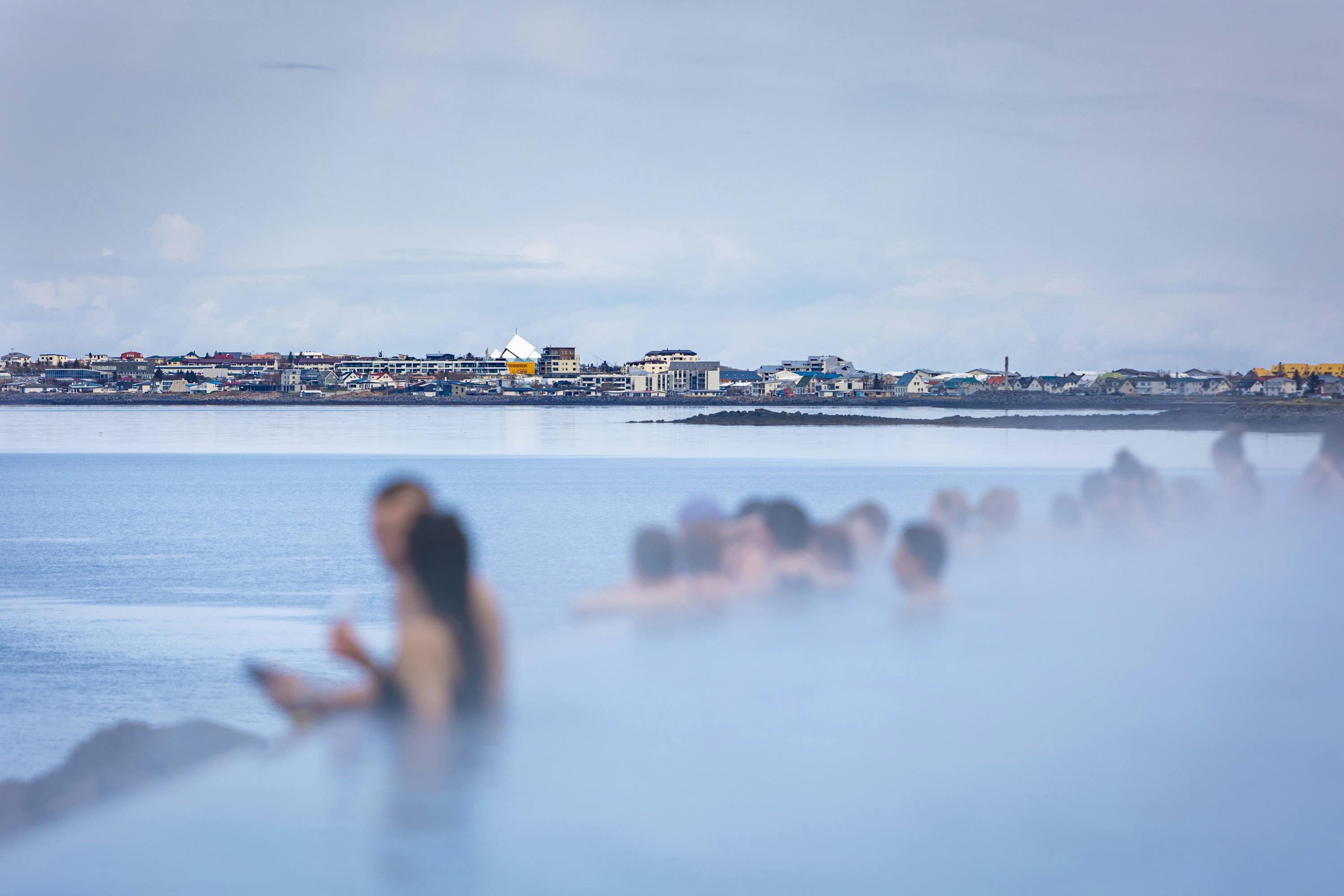 Sky Lagoon opened in 2021 and is in Kópavogur in the Reykjavík capital area