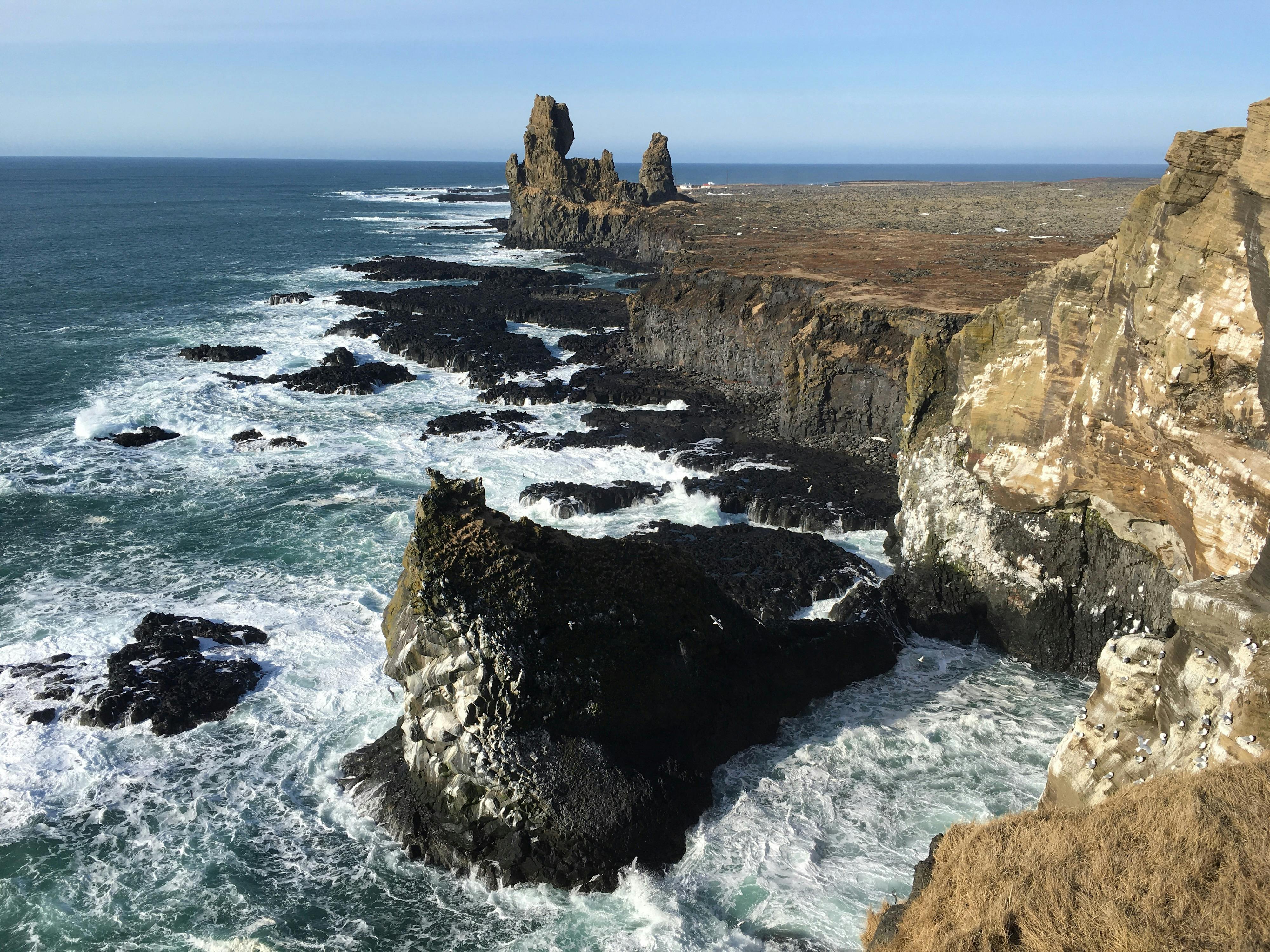 Rugged coastline with impressive seastacks