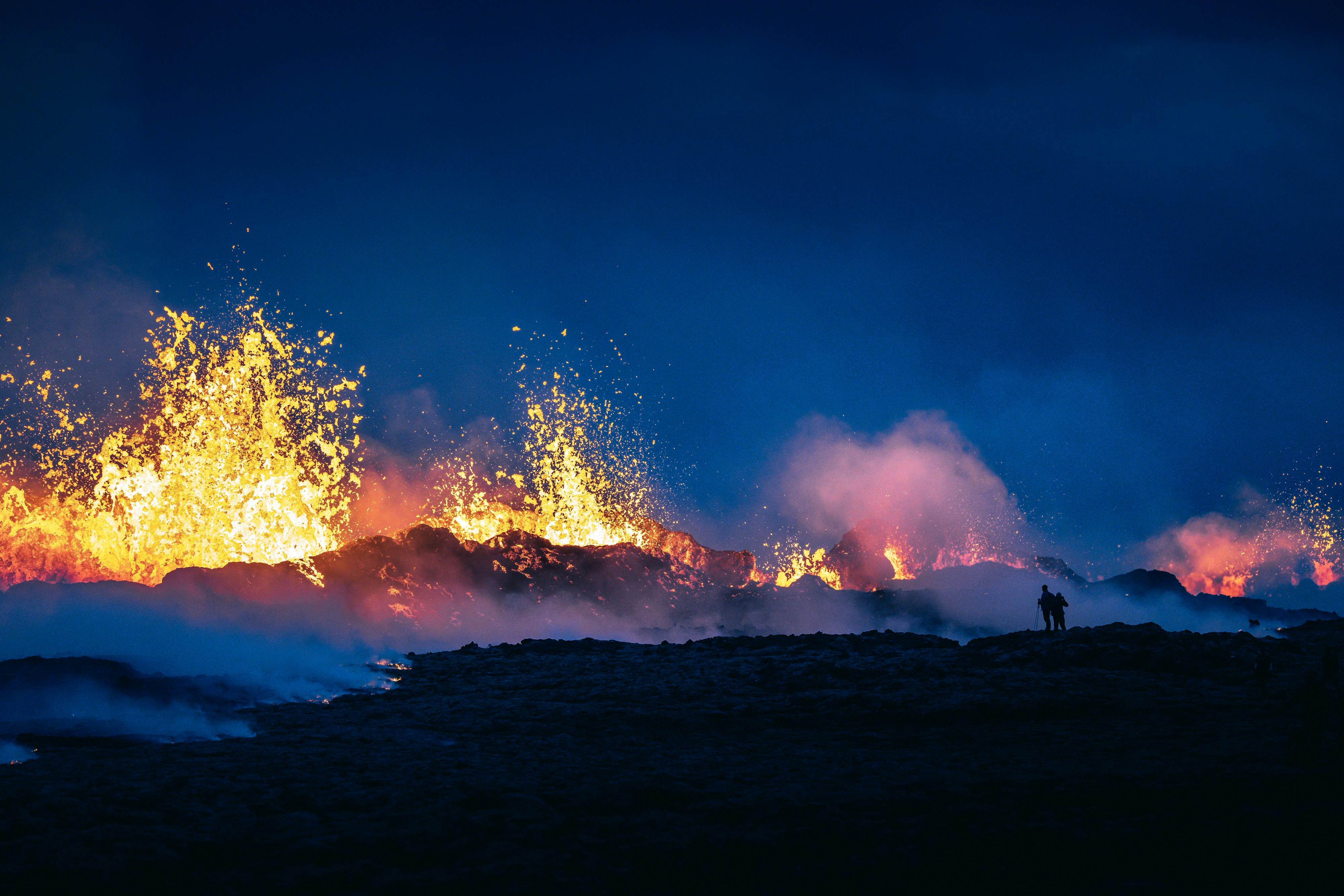  Litli-Hrútur eruption in Iceland July 2023
