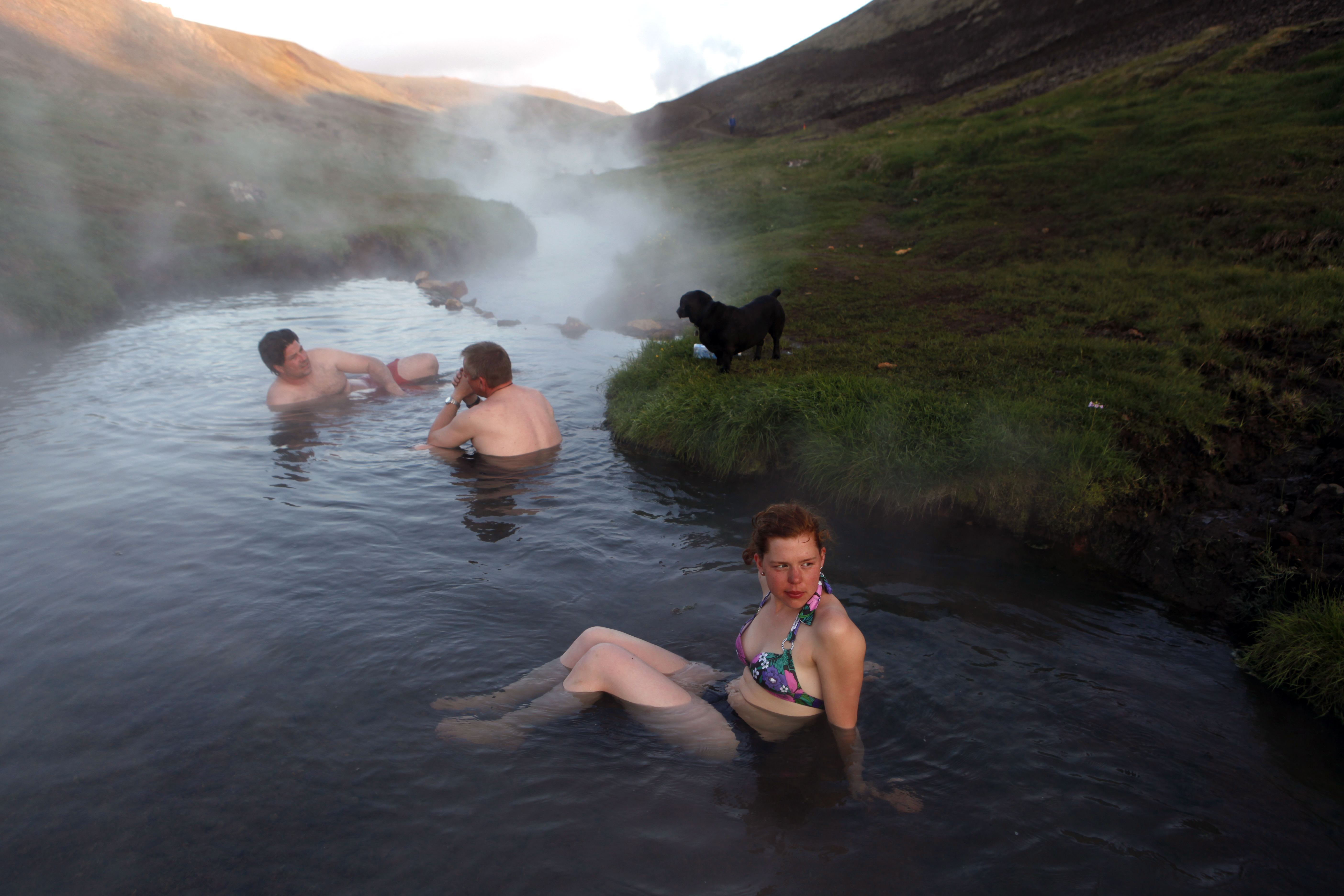 Nature baths in Iceland