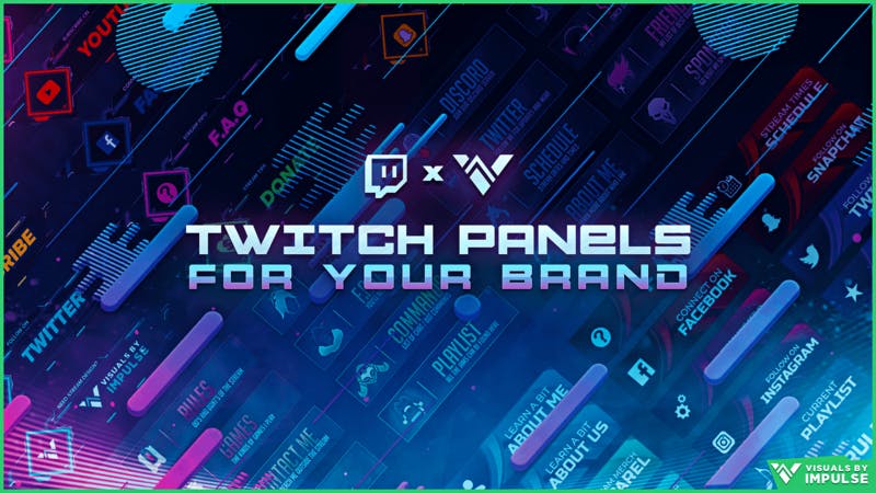 How Twitch Panels Can Help You Build Your Streamer Brand