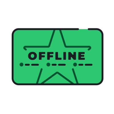 Green Star Offline Screen Banner