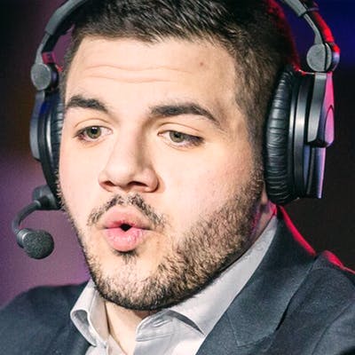 CouRageJD In Suit and Headset