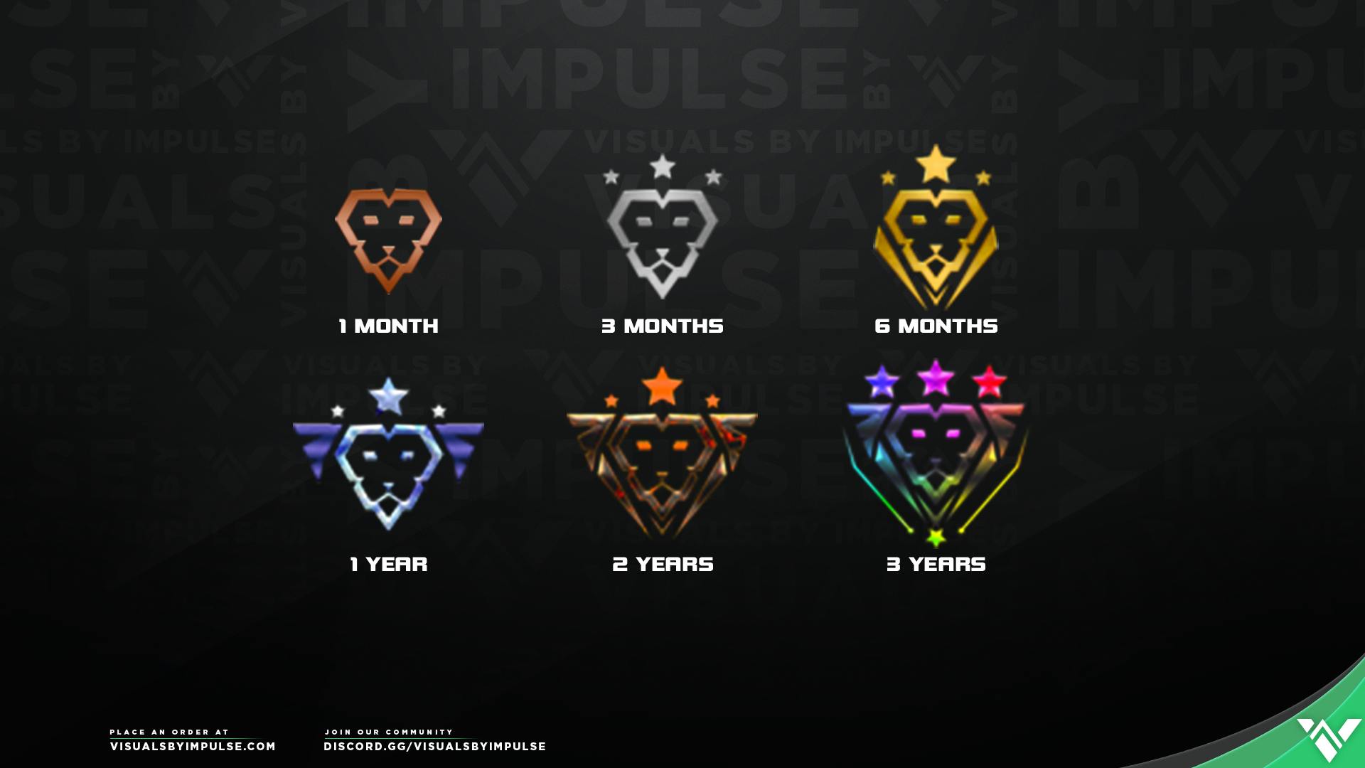 6 Illustrated Colorful Sub Badges