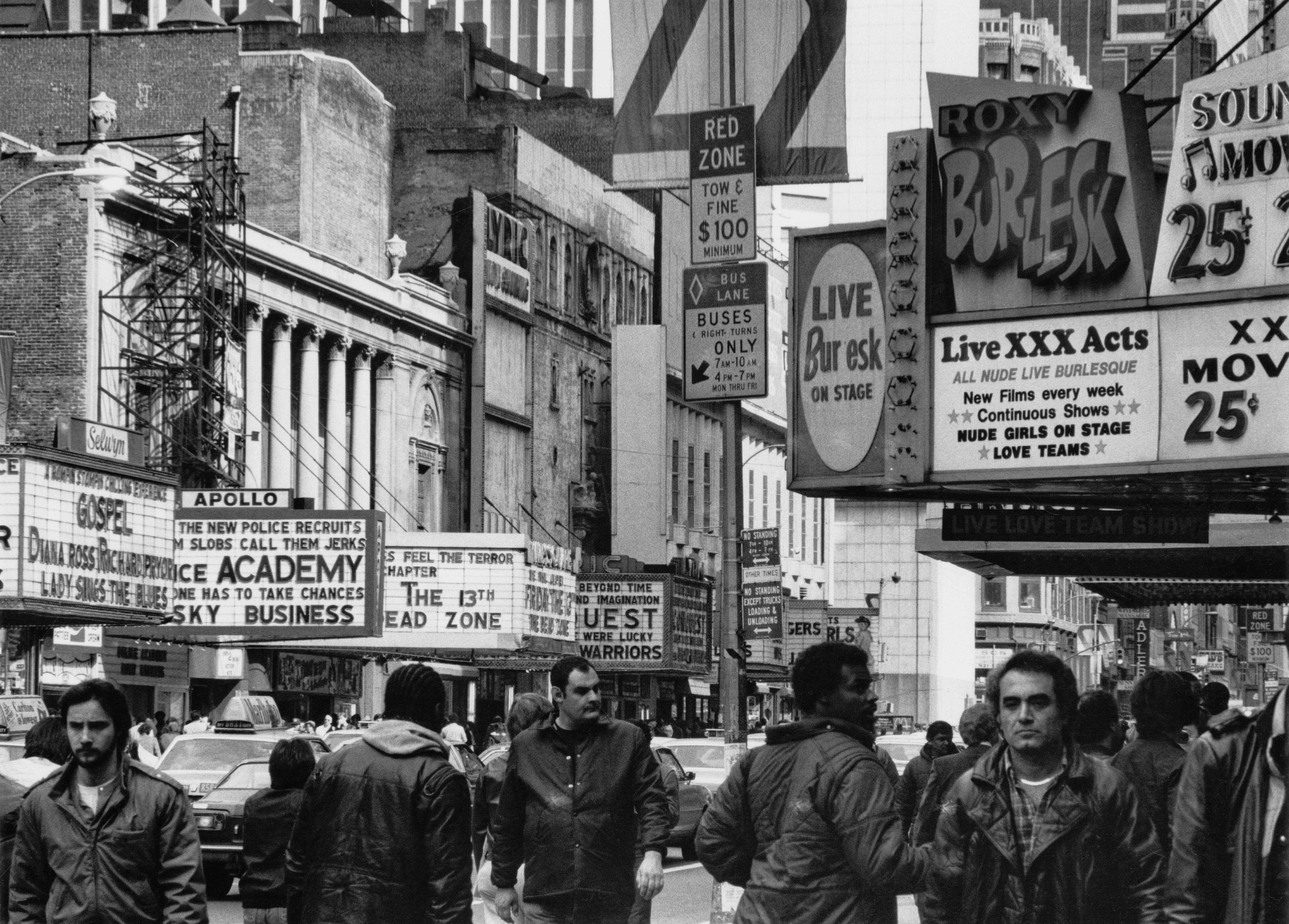 42nd Street, New York City, circa 1984. Photo by Andreas Feininger/Getty Images.