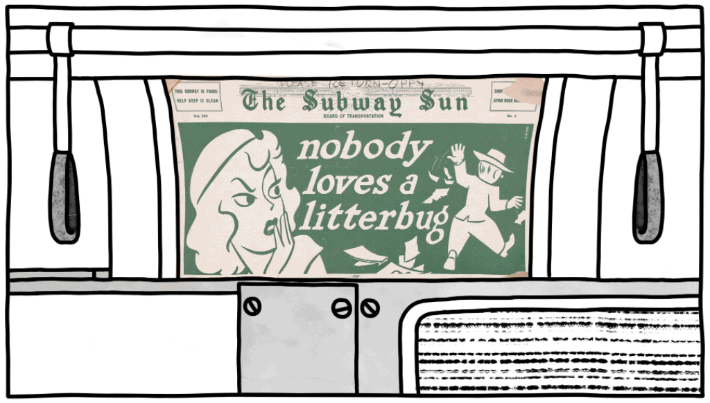 The Hard Sell to Straphangers