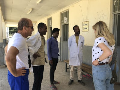 Visita a um centro médico rural na região de Oromia, Etiópia, Outubro de 2018.