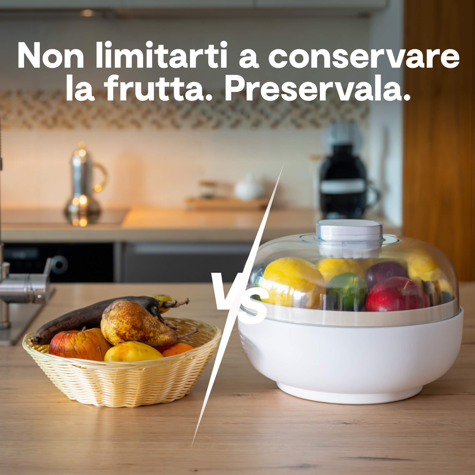 Il portafrutta Vitesy è meglio dei portafrutta tradizionali