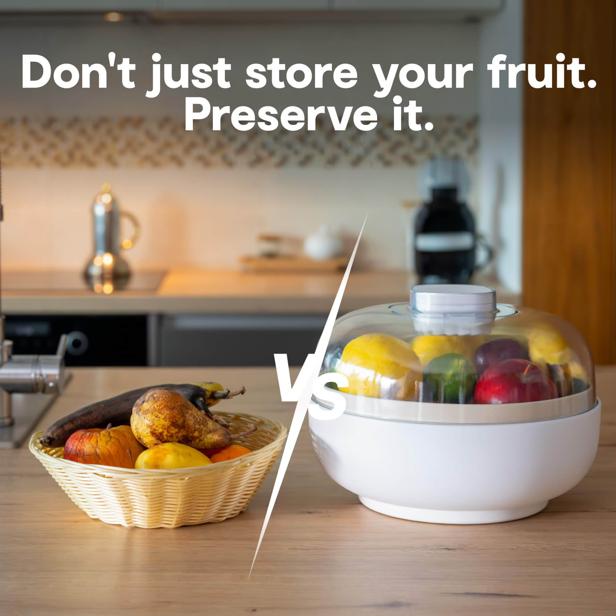 vitesy fruit bowl is better than standard fruit bowls