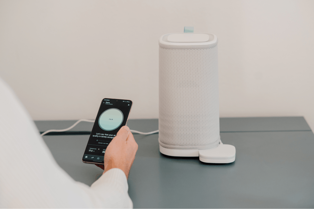 Eteria Air purifier sustainable for office and home