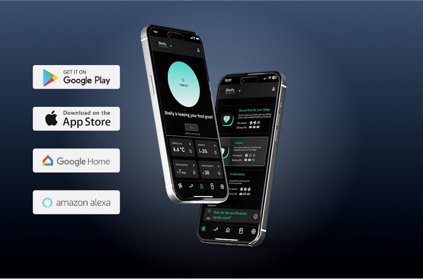 Keep everything under control with the Vitesy Hub app