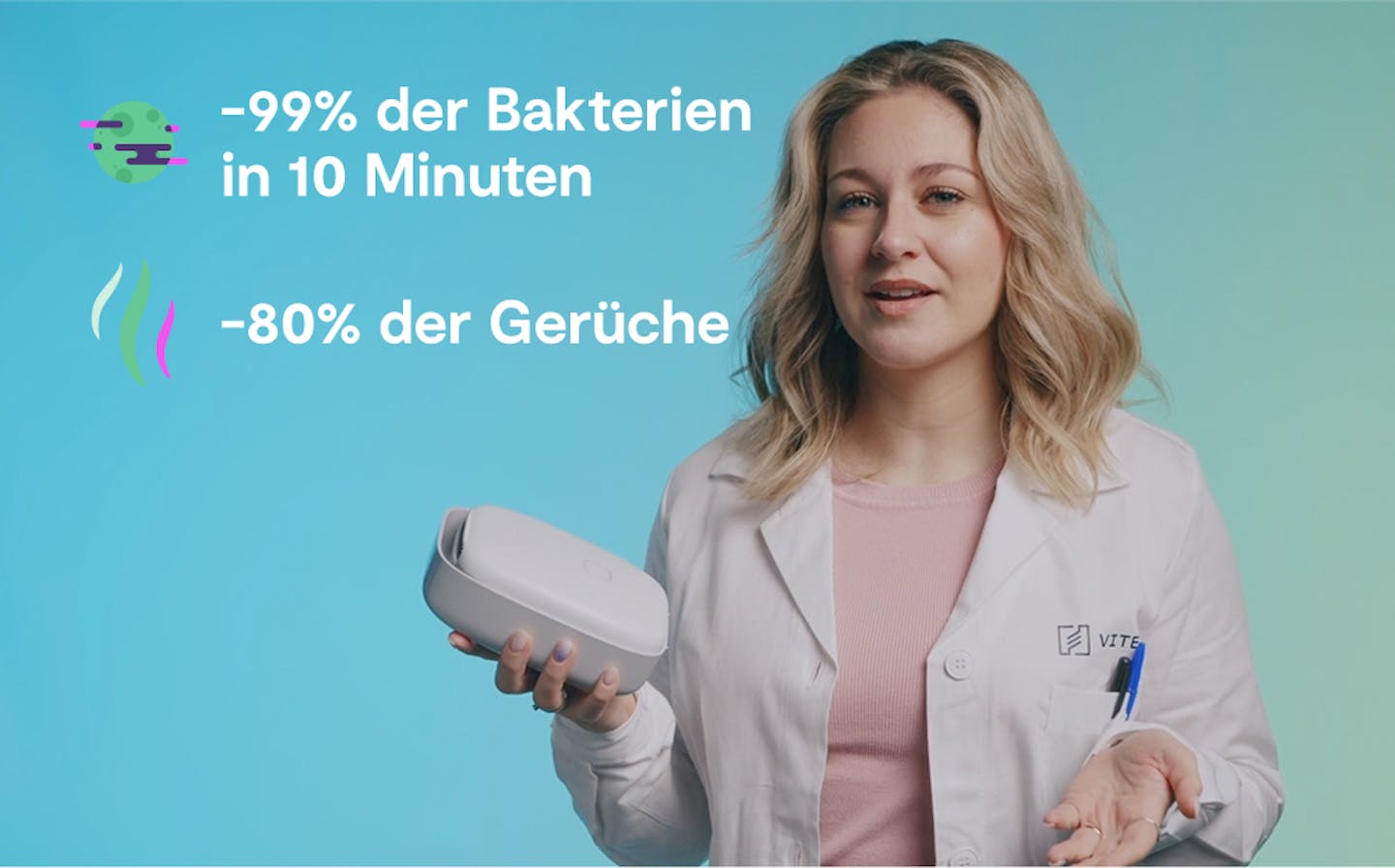 Schlechte Gerüche und Bakterien aus dem Kühlschrank entfernen