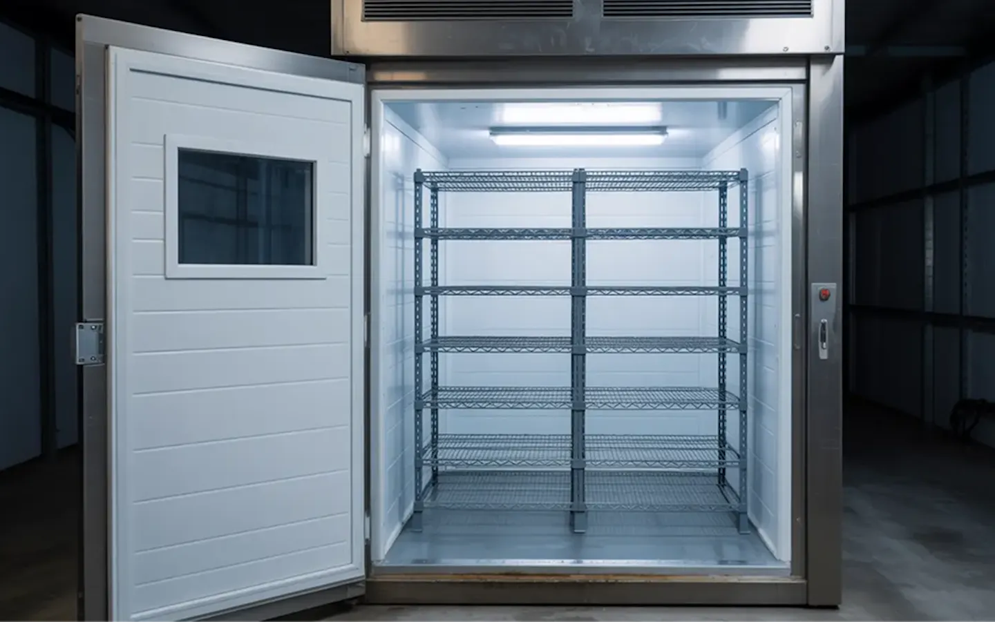 Cold storage rooms and refrigerated containers
