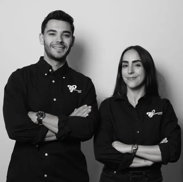 Carlos & Ana, a dedicated two-person team.