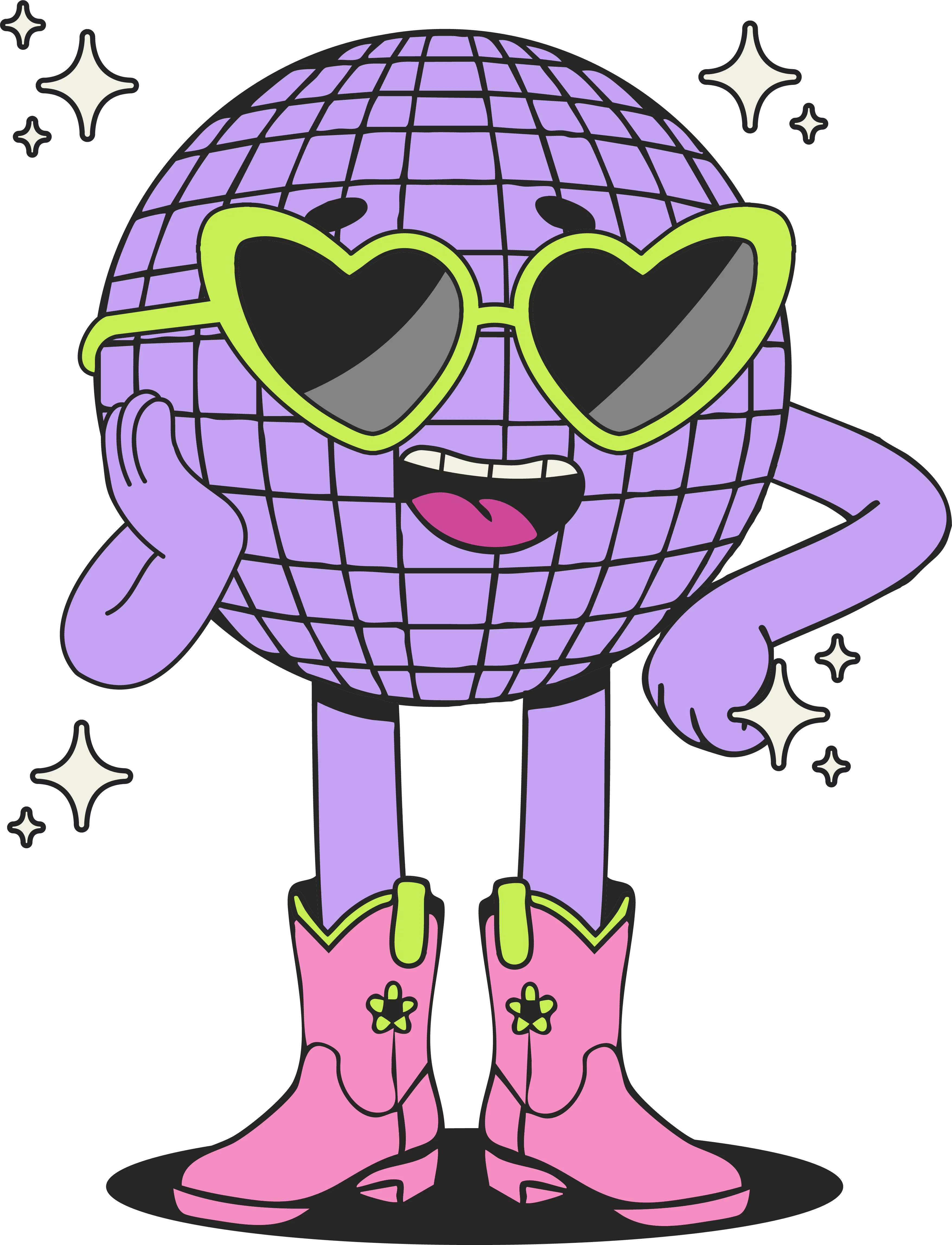 Disco Dude Illustration