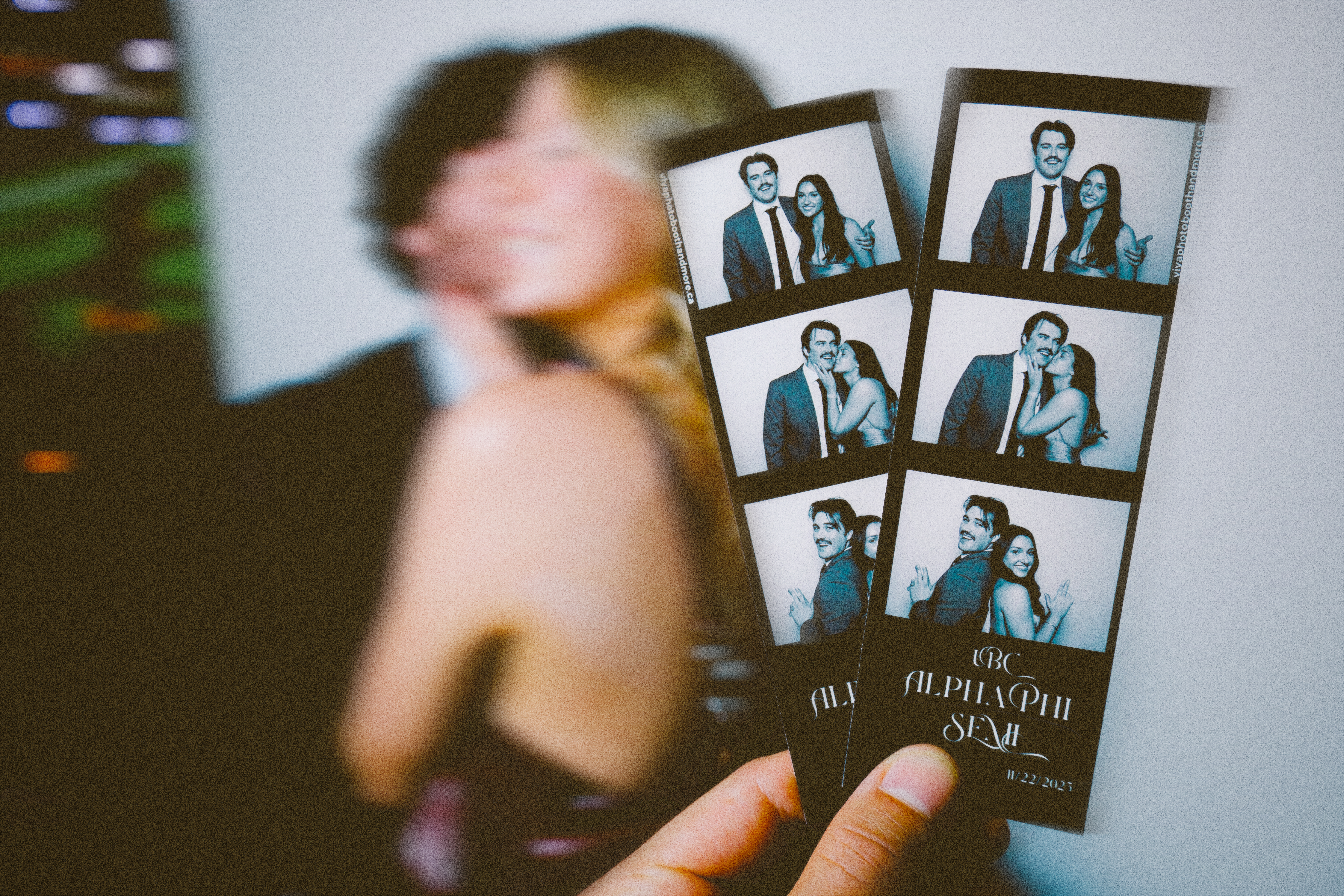 Photos of a happy young couple for a party with Viva Photobooth and more