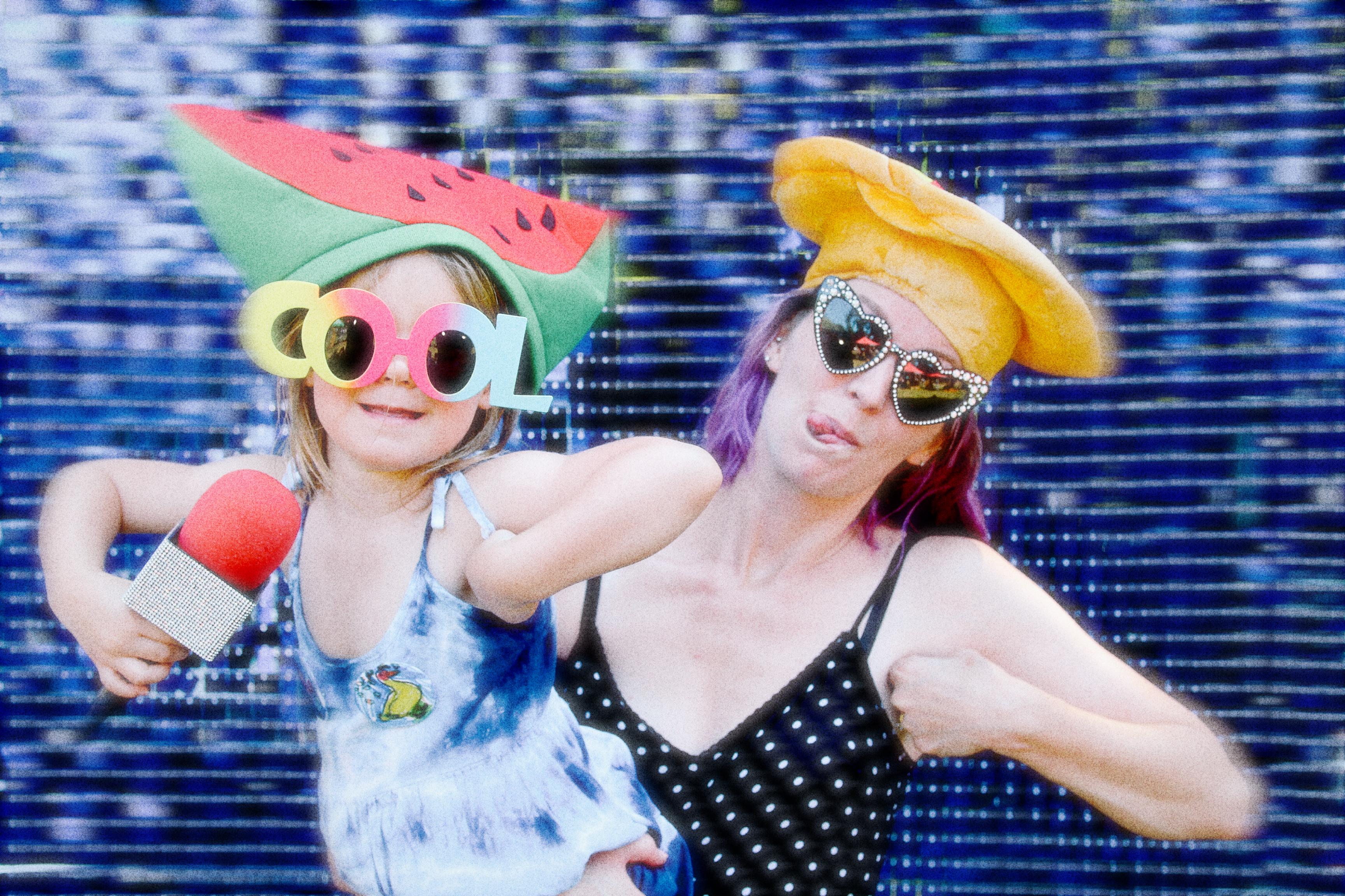 A happy family moment captured in a photo