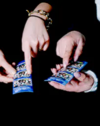 A series of photos at a corporate event