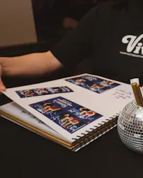 The memories book for a private party.