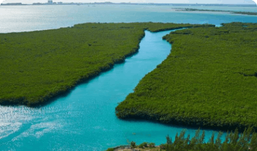 Nichupté Lagoon flights Cancún