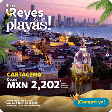 Cartagena desde 2.202 MXN