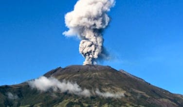 El volcán Galeras