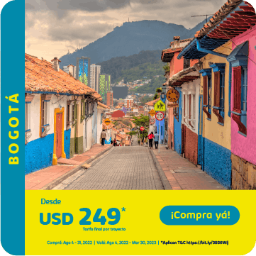 Bogotá desde 249 USD