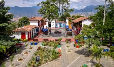 Paisa village flights Medellin