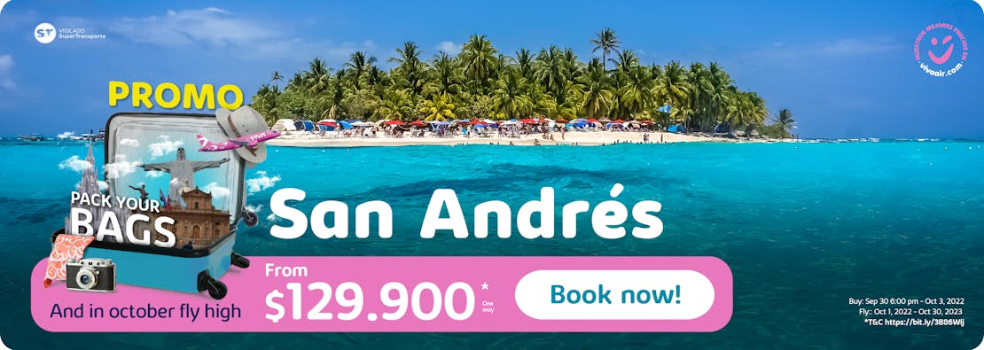 San Anrés from $129.900