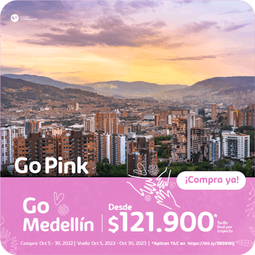 Medellín desde $121.900