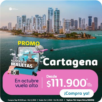 Cartagena desde $111.900