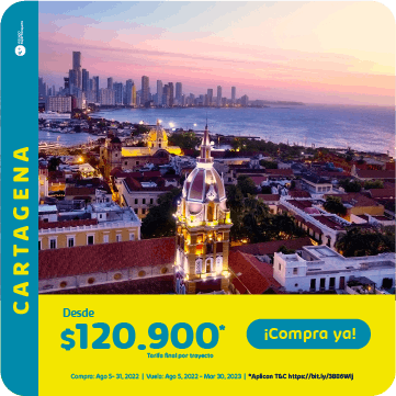 Cartagena desde $120.900