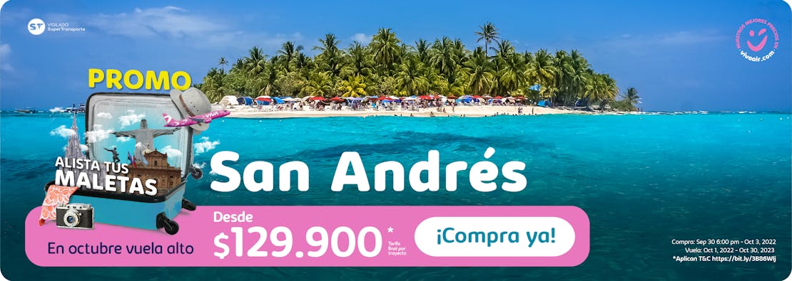 San Andrés desde $129.900