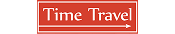Time Travel company logo, featured in Viva.com customer success story about instant payment settlements.
