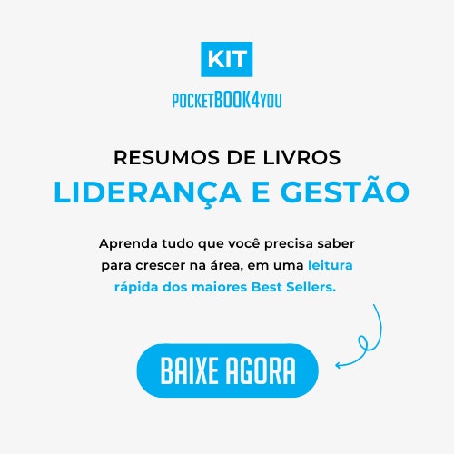 Banner do Kit "Resumo de livros Liderança e Gestão".