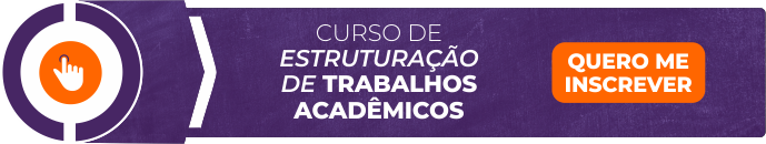 Banner do curso de Estruturação de Trabalhos Acadêmicos.