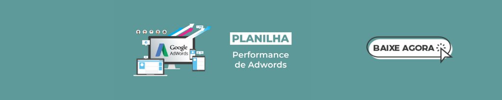 planilha perfomance de adwords 