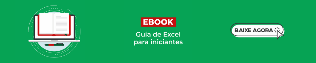 Banner do ebook "Guia de Excel para Iniciantes"