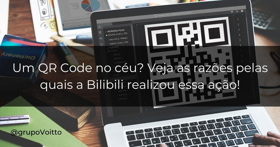 Bilibili, a empresa que formou um QR Code no céu de Xangai
