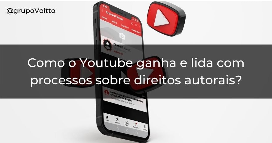 Como o Youtube ganha e lida com processos sobre direitos autorais?