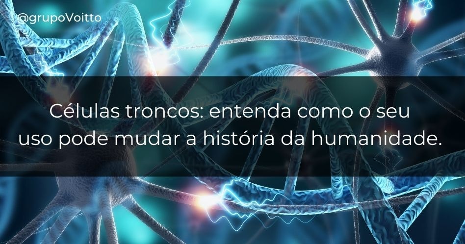 Células troncos: entenda como o seu uso pode mudar a história da humanidade.