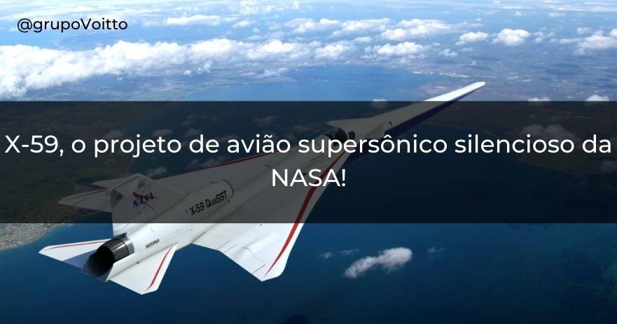 X-59, o projeto de avião supersônico silencioso da NASA!