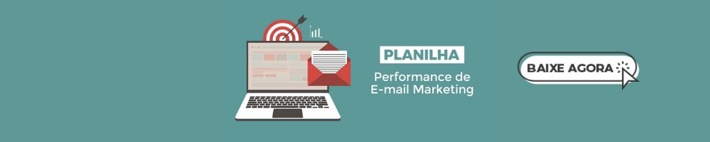 Banner da Planilha "Performance de E-mail Marketing".