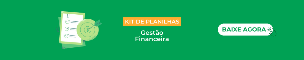 Banner do Kit de Planilhas "Gestão Financeira".