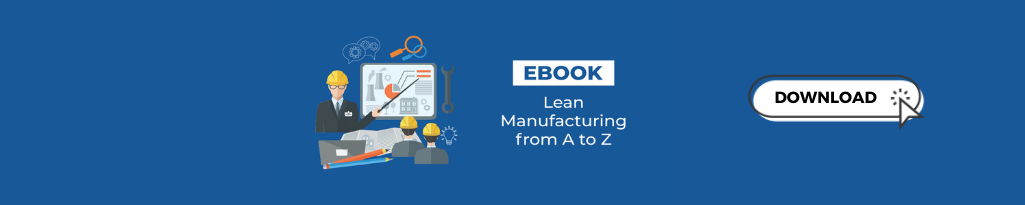 Banner do Ebook Lean Manufacturing de A a Z.